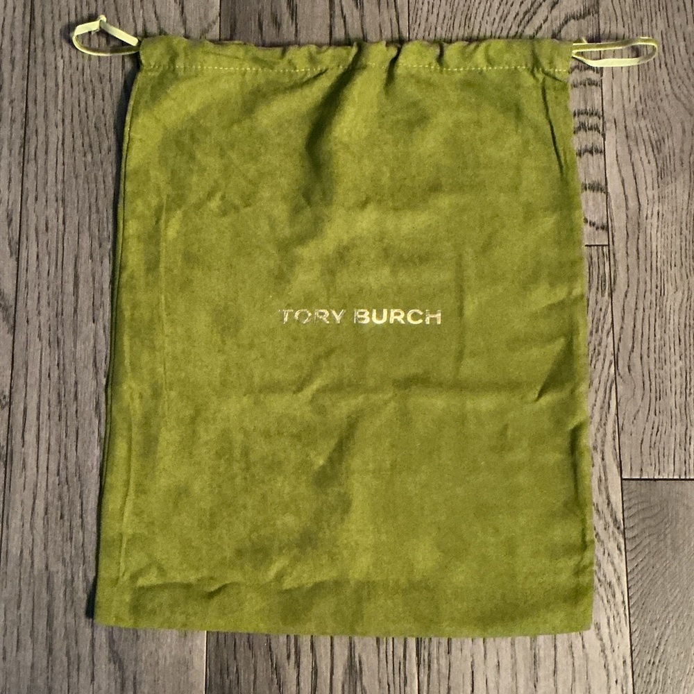 Tory Burch Olive Drawstring Dust Bag